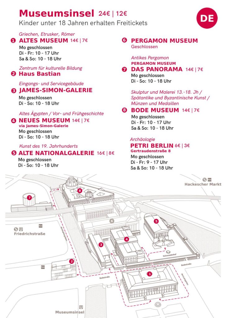 plan museumsinsel zeit & preis 28.10.2025